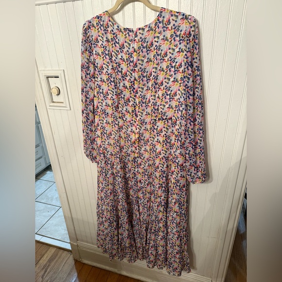 Boden Floral viscose Maxi Dress 12P - Picture 6 of 6